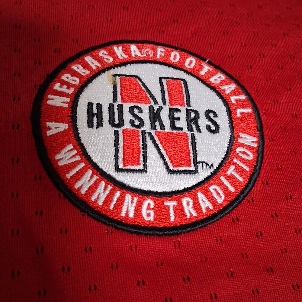 Adidas Nebraska Cornhuskers Football Jersey Men's XL Red #80 - Picture 5 of 9